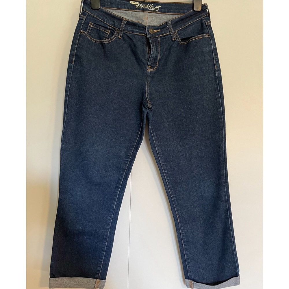 Old navy ankle jeans, sweetheart cut 6 regular